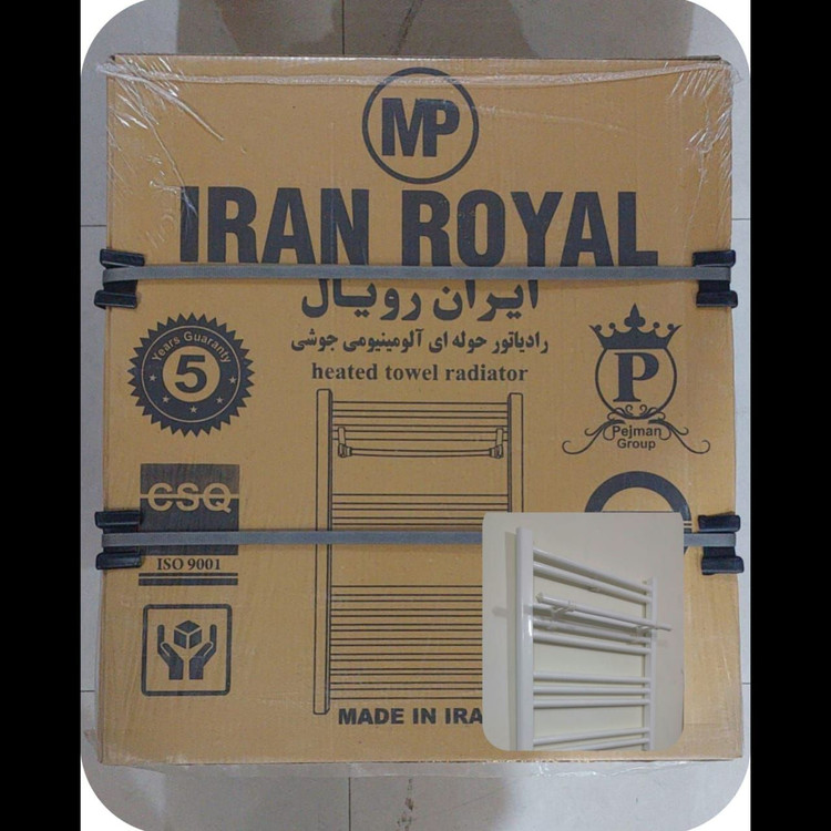 رادیاتور حوله ای رویال 10 لول 60